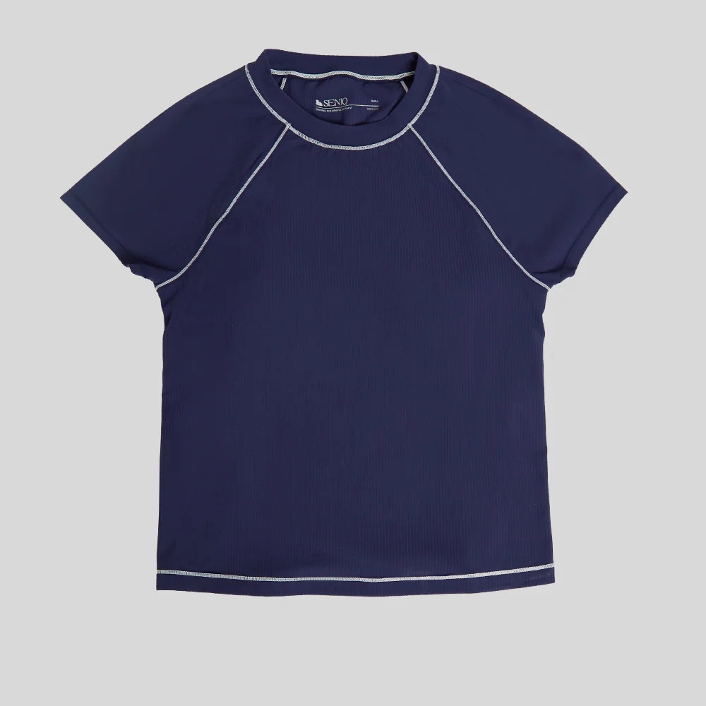 Seniq Women's Oasis Short Sleeve Tee Navy S